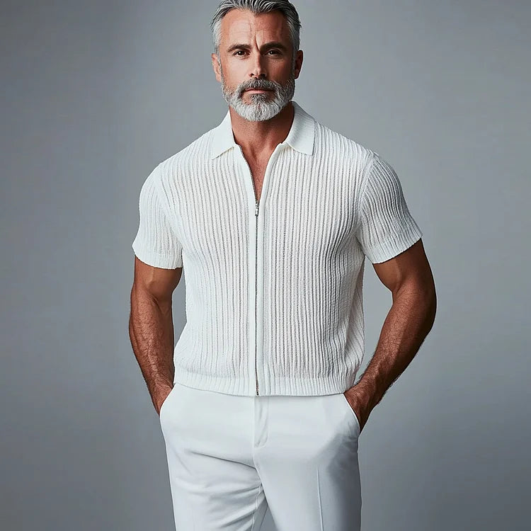 Prestique's Firenze Zip Polo