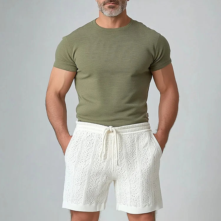 Prestique's Côte Knit Shorts