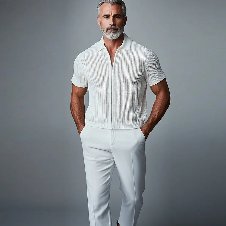 Prestique's Firenze Zip Polo