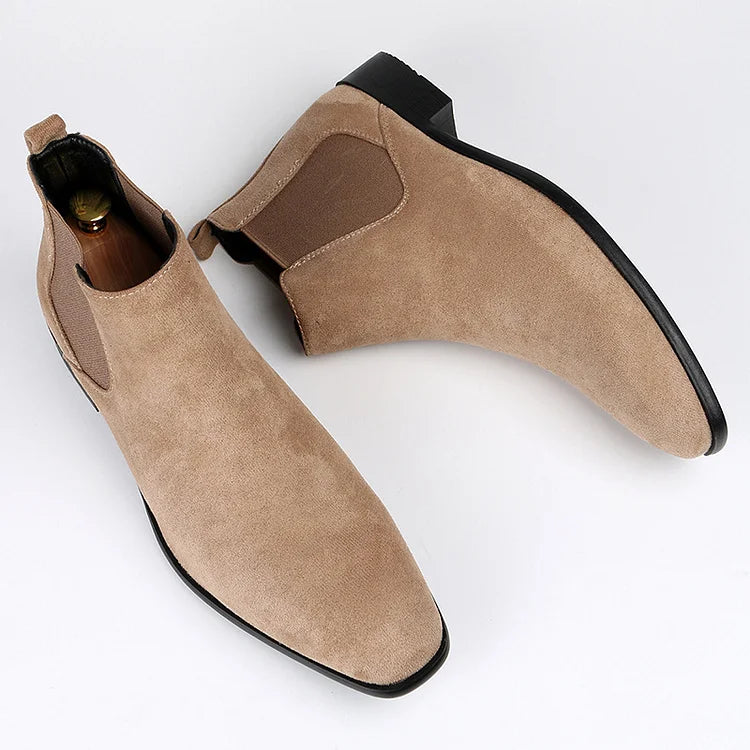 Prestique's Square Toe Chelsea Boots