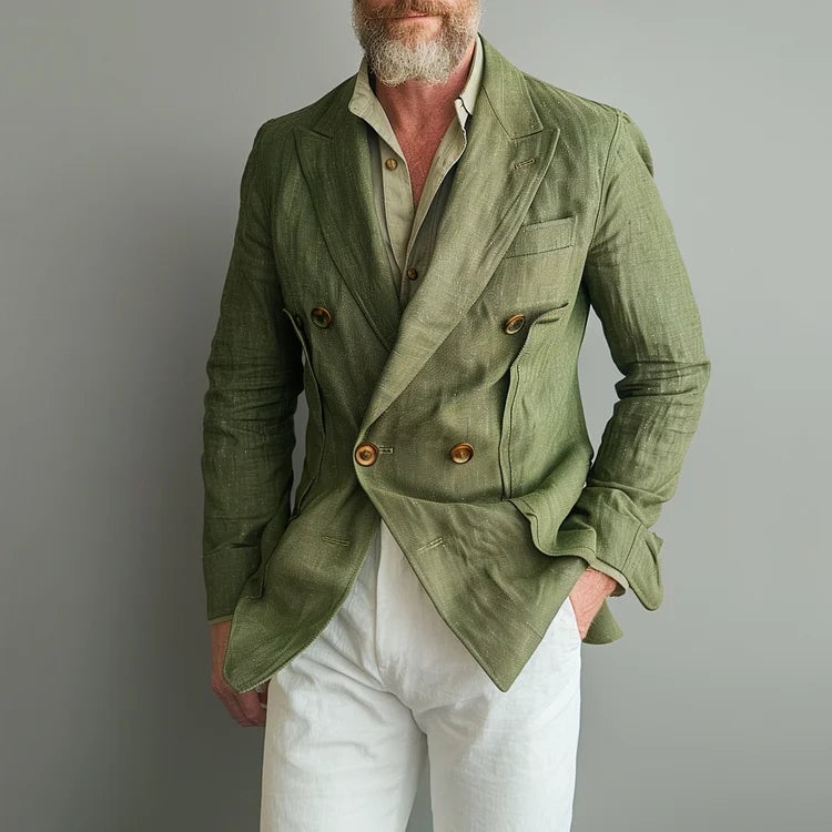 Prestique's Executive Double-Breasted Blazer