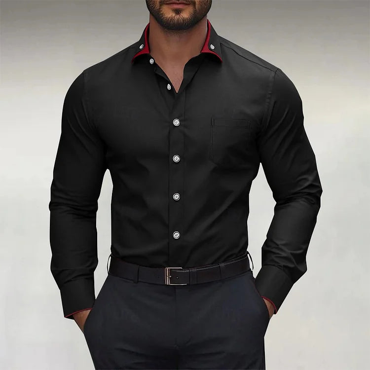 Prestique's Colorblock Collar Shirt
