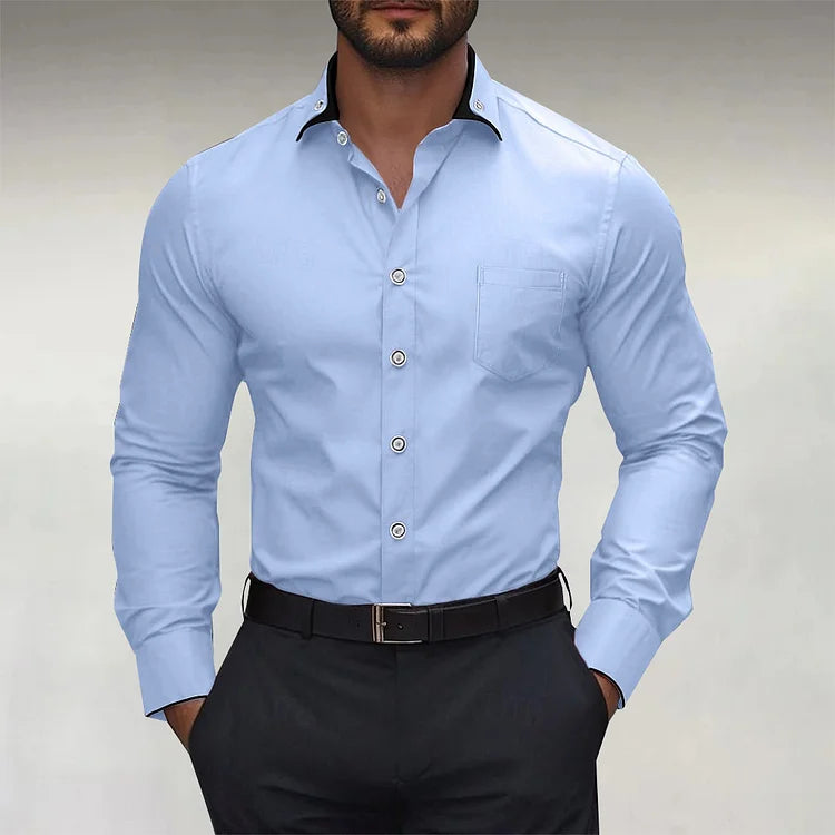 Prestique's Colorblock Collar Shirt
