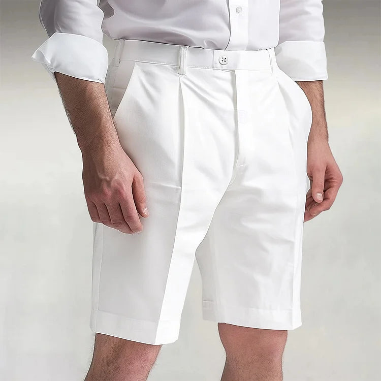 Prestique's Langley Pleated Shorts