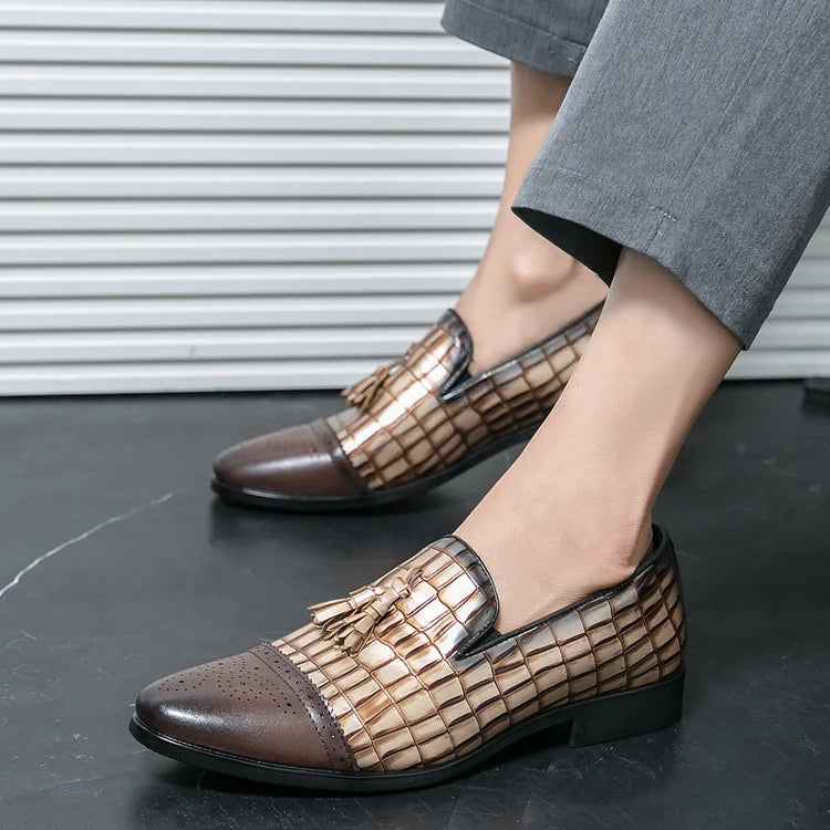 Prestique's Cavendish Croc Loafers