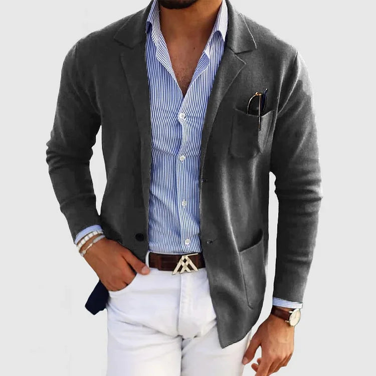 Knit Lapel Jacket