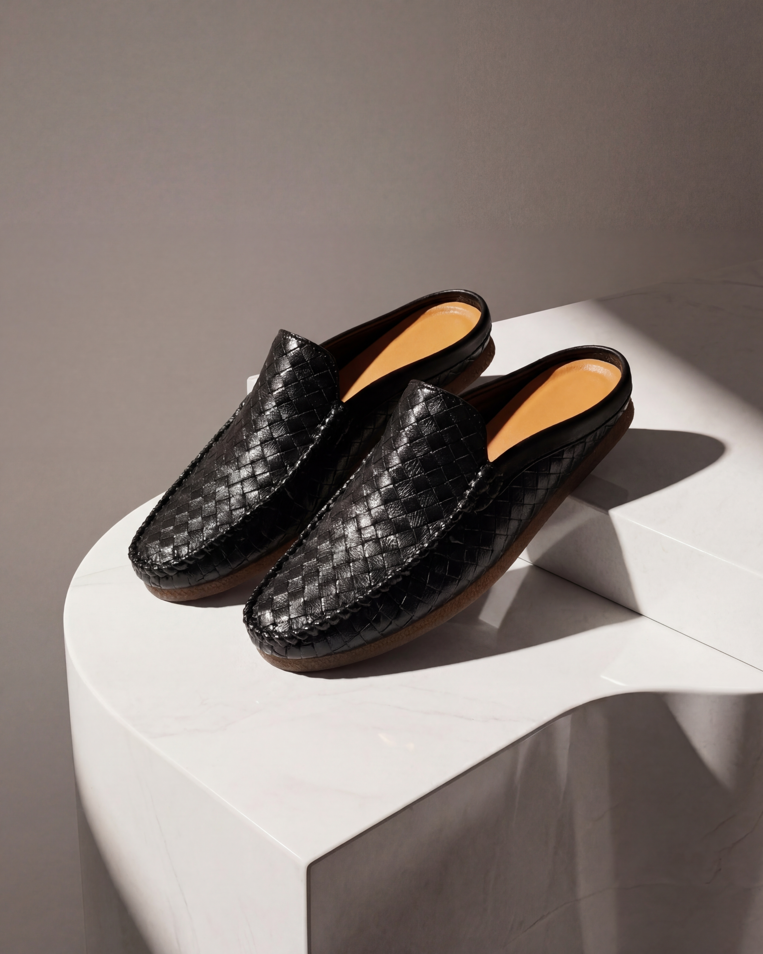 Leather Slides
