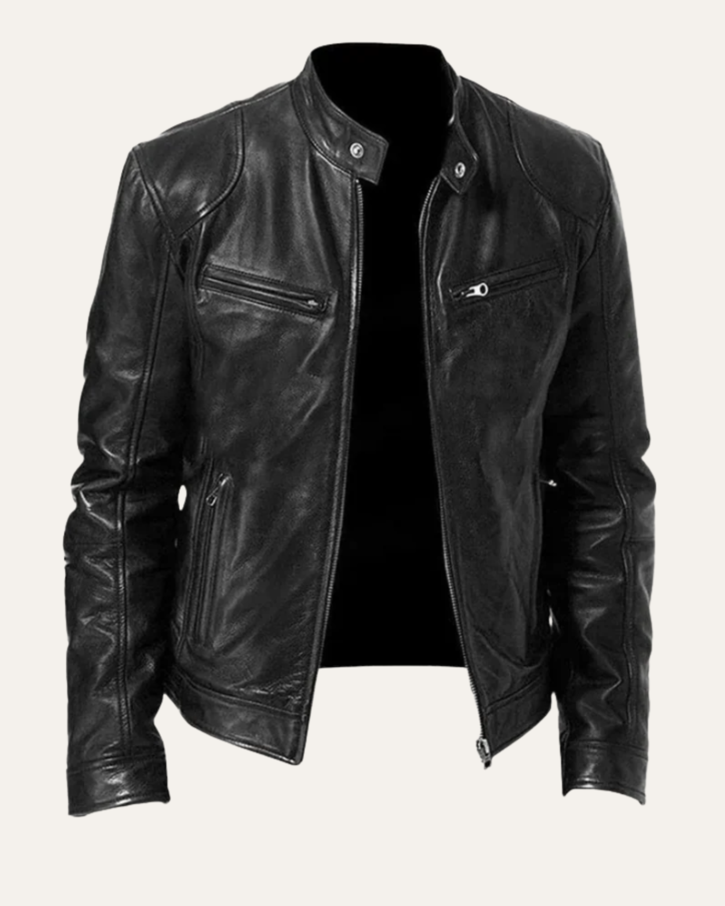 Heritage Leather Jacket - Black