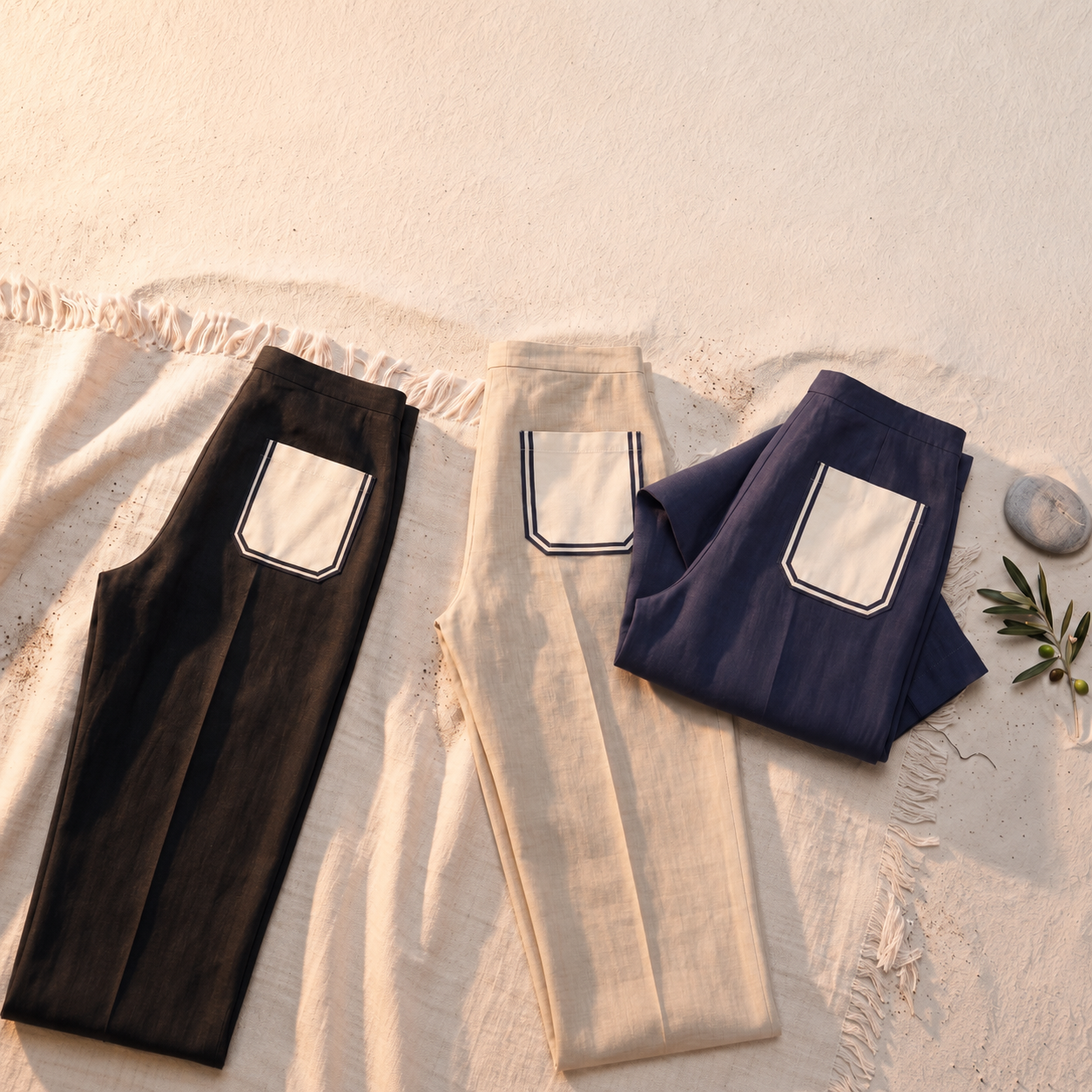 Tailored Linen Pants