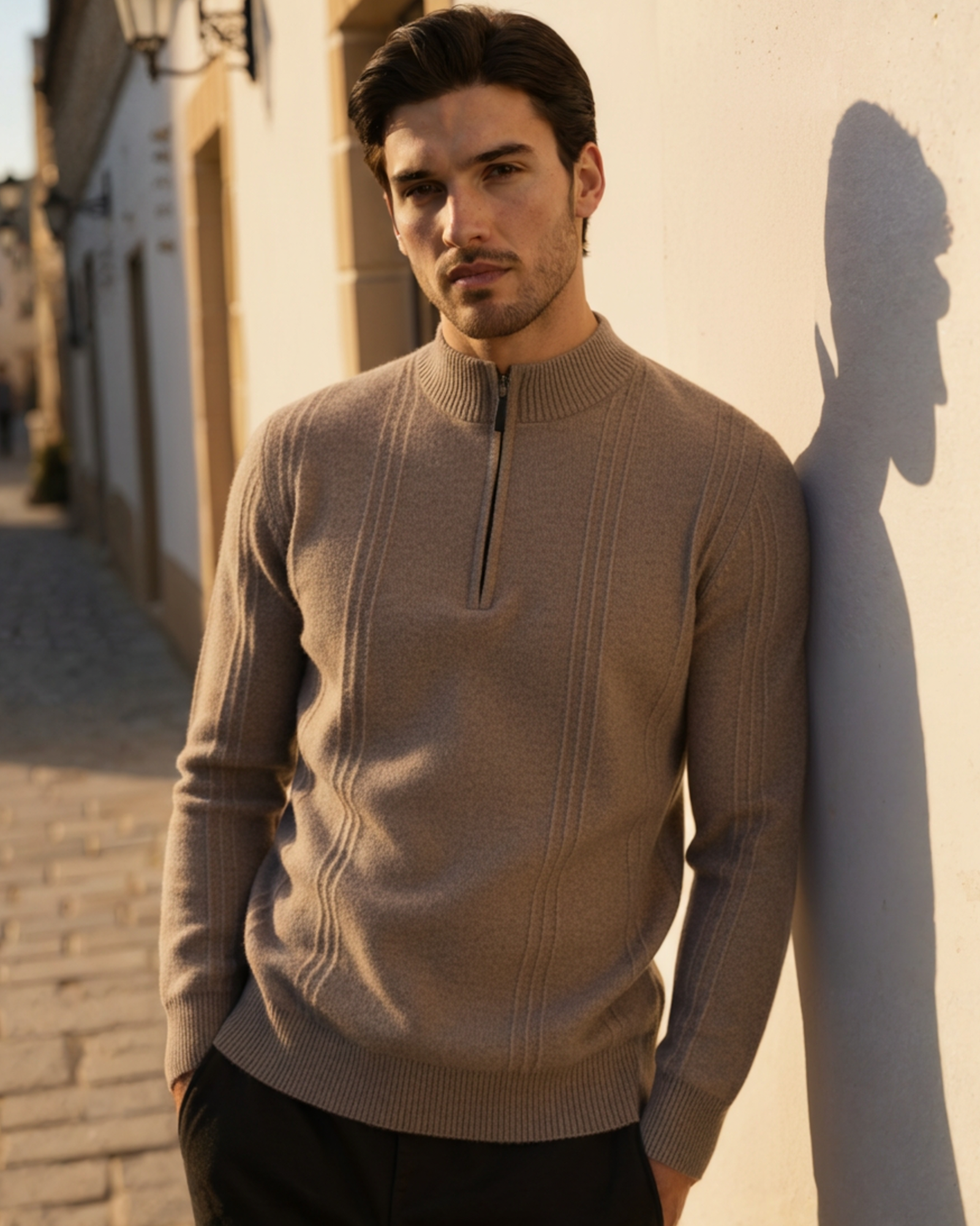 Prestique's Novara Cashmere Zip