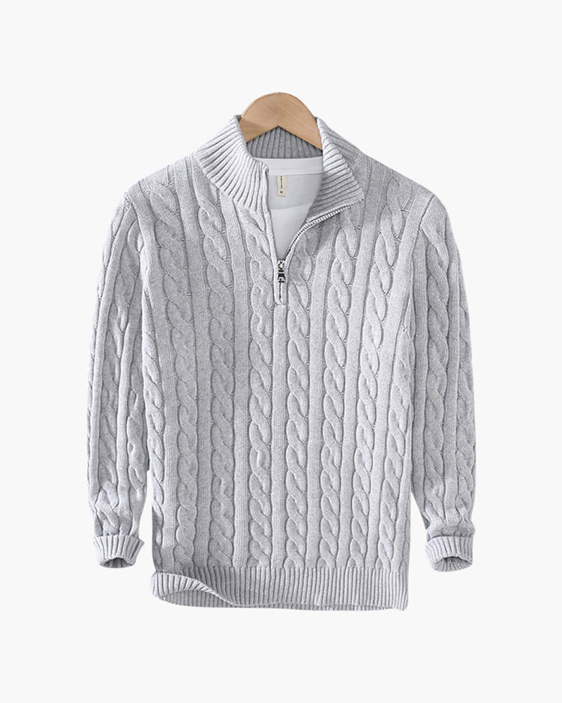 Prestique's Lavenir Cotton Zip Cardigan