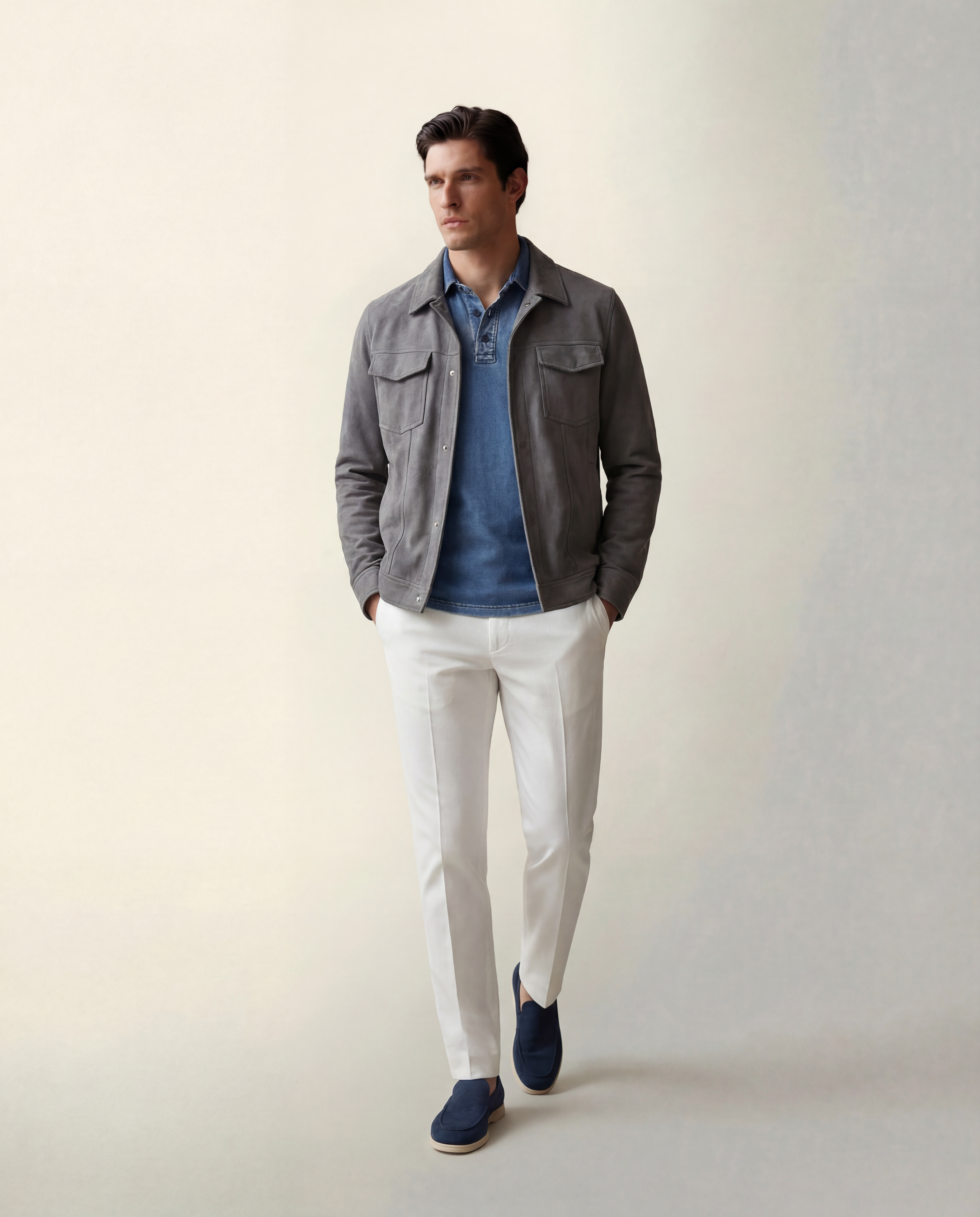 Halston Suede Jacket