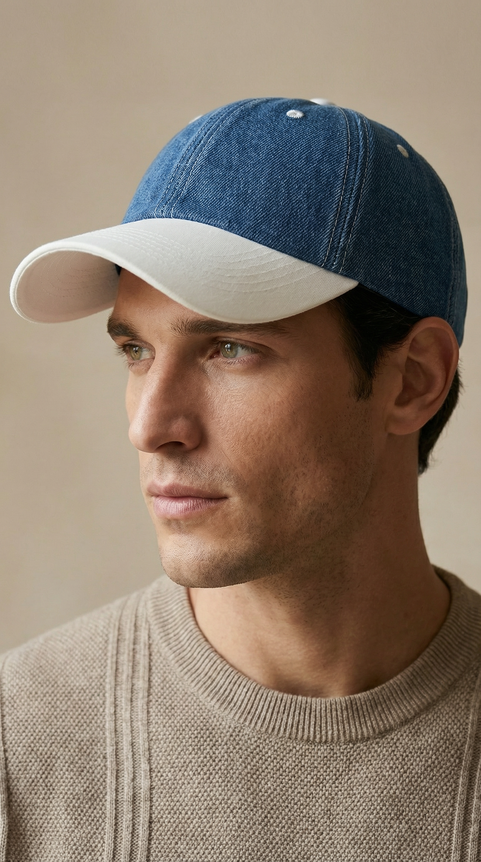 Harrington Denim Cap