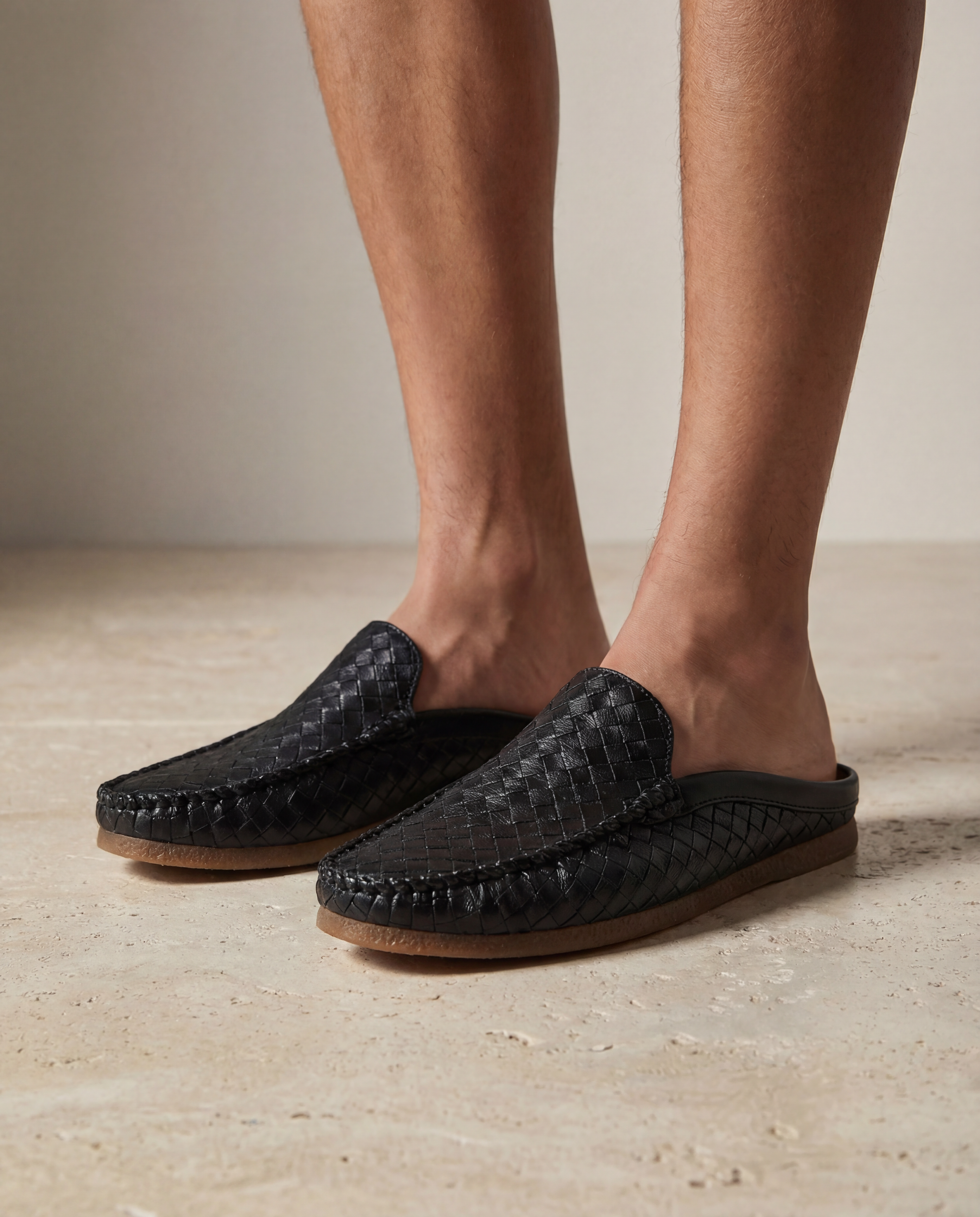 Leather Slides