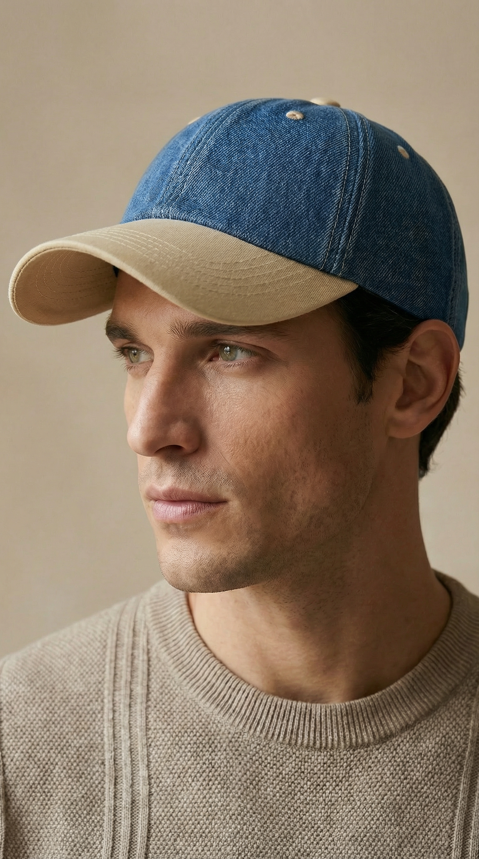 Harrington Denim Cap