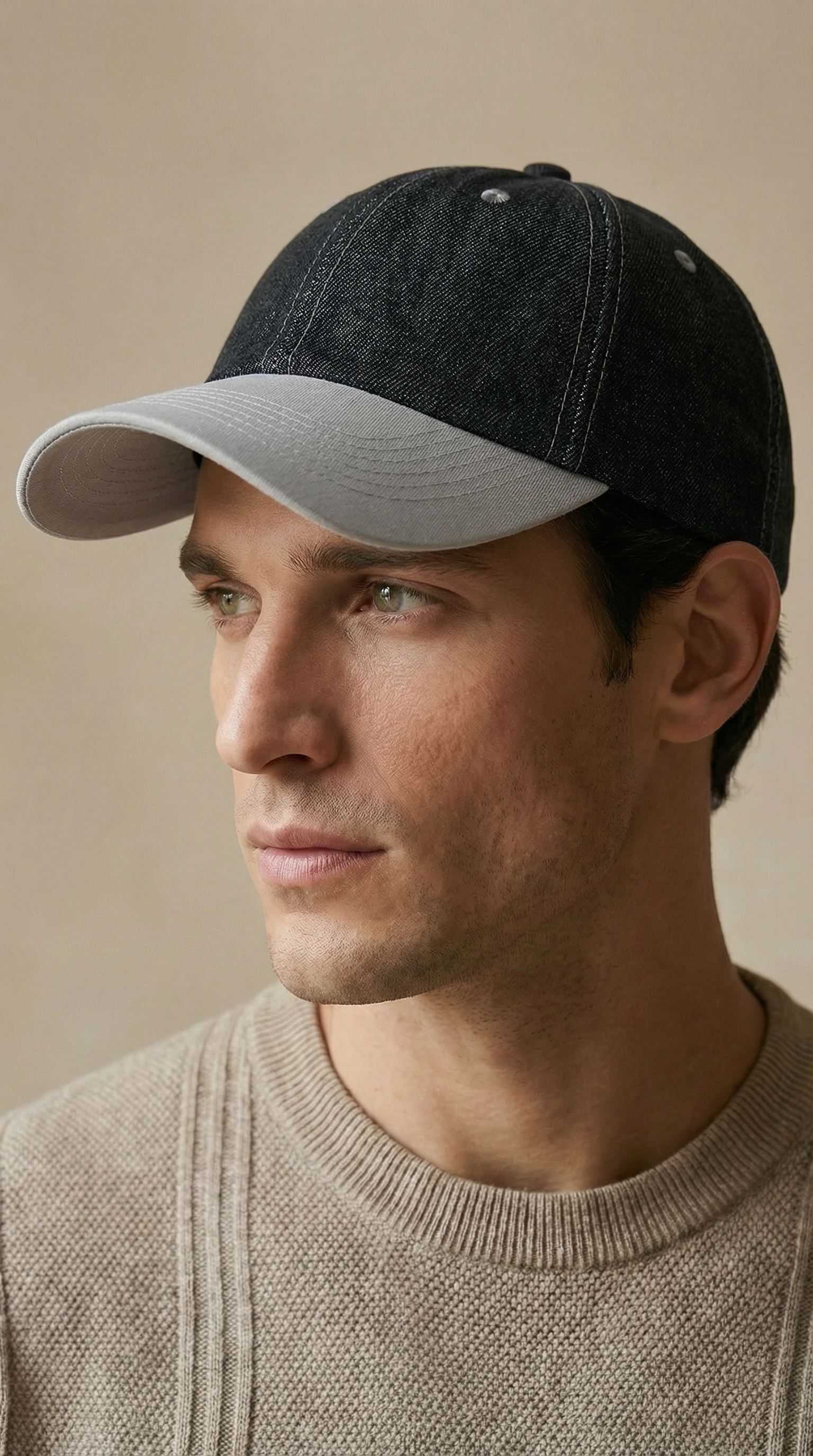 Harrington Denim Cap