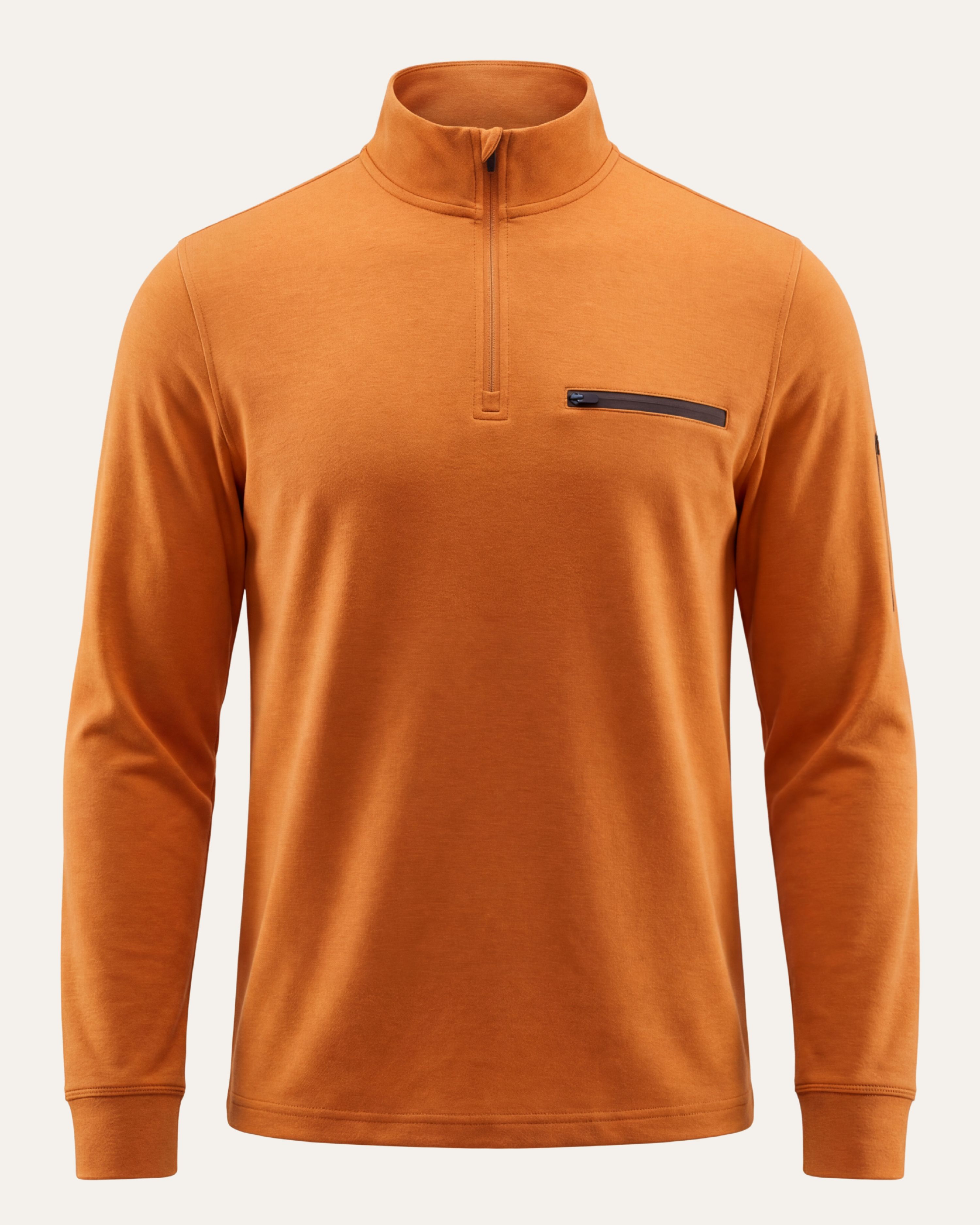 Serano Long Sleeve Zip Polo