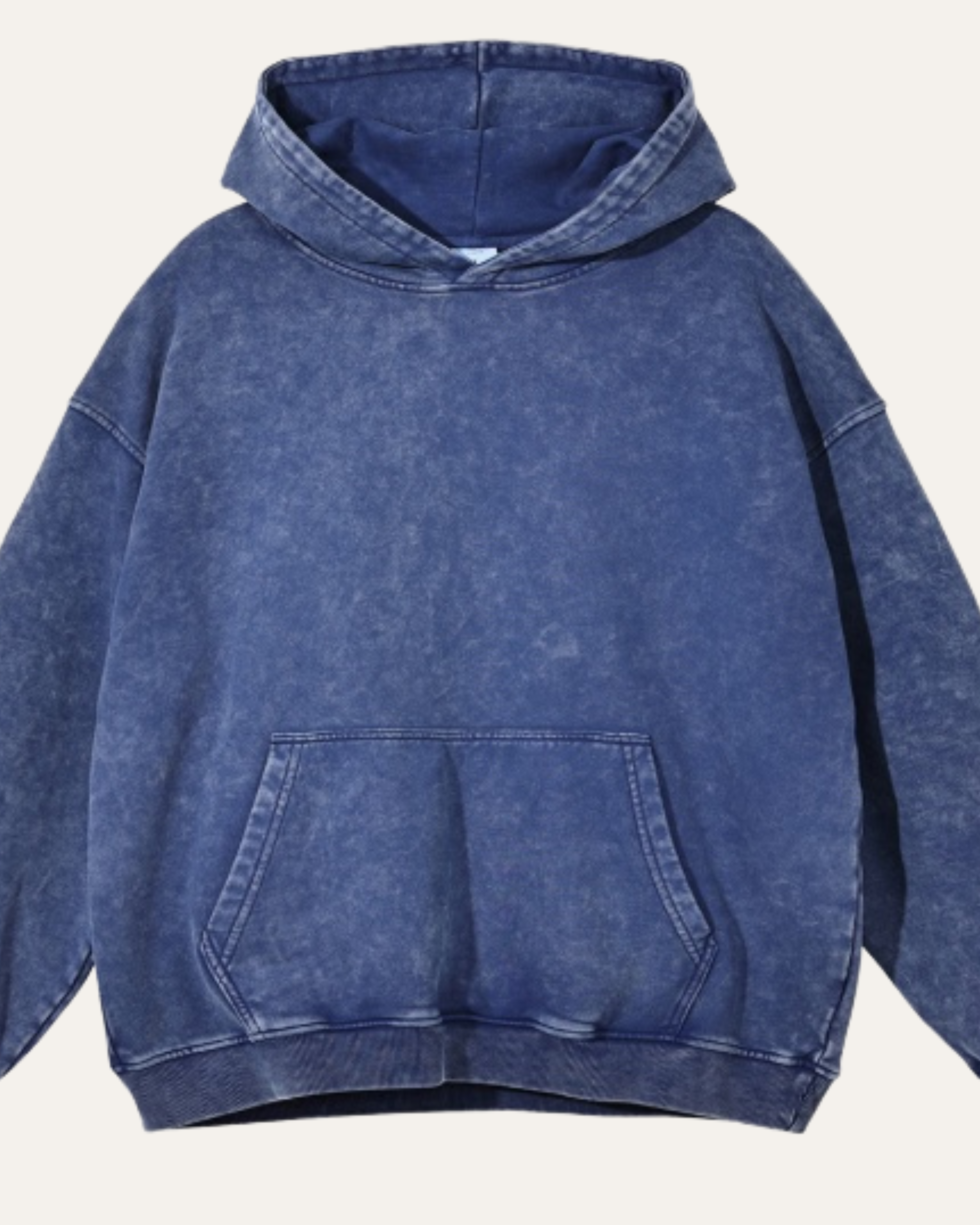 Montclair Acid-Wash Hoodie - Indigo Blue
