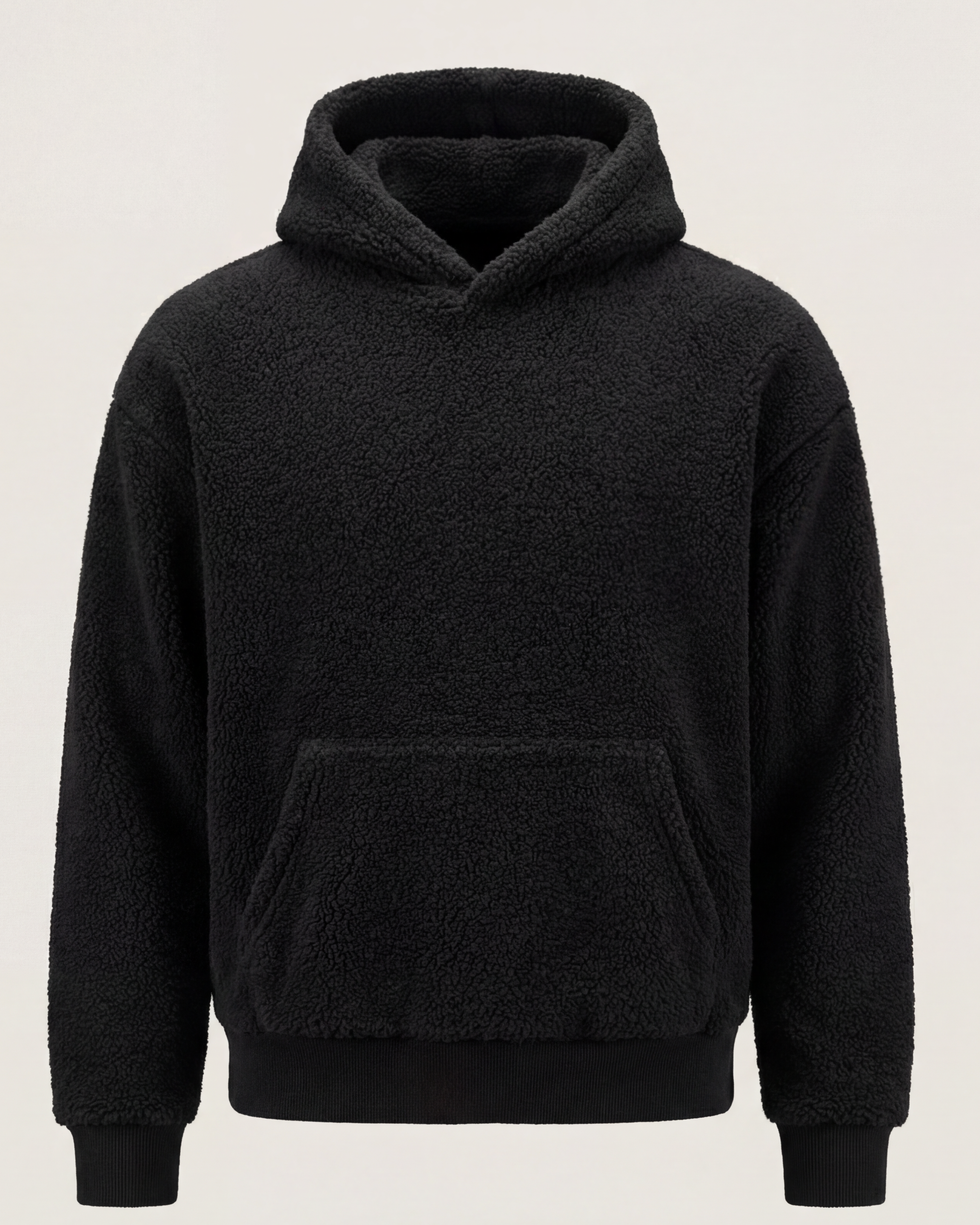 Plush Hoodie - Black