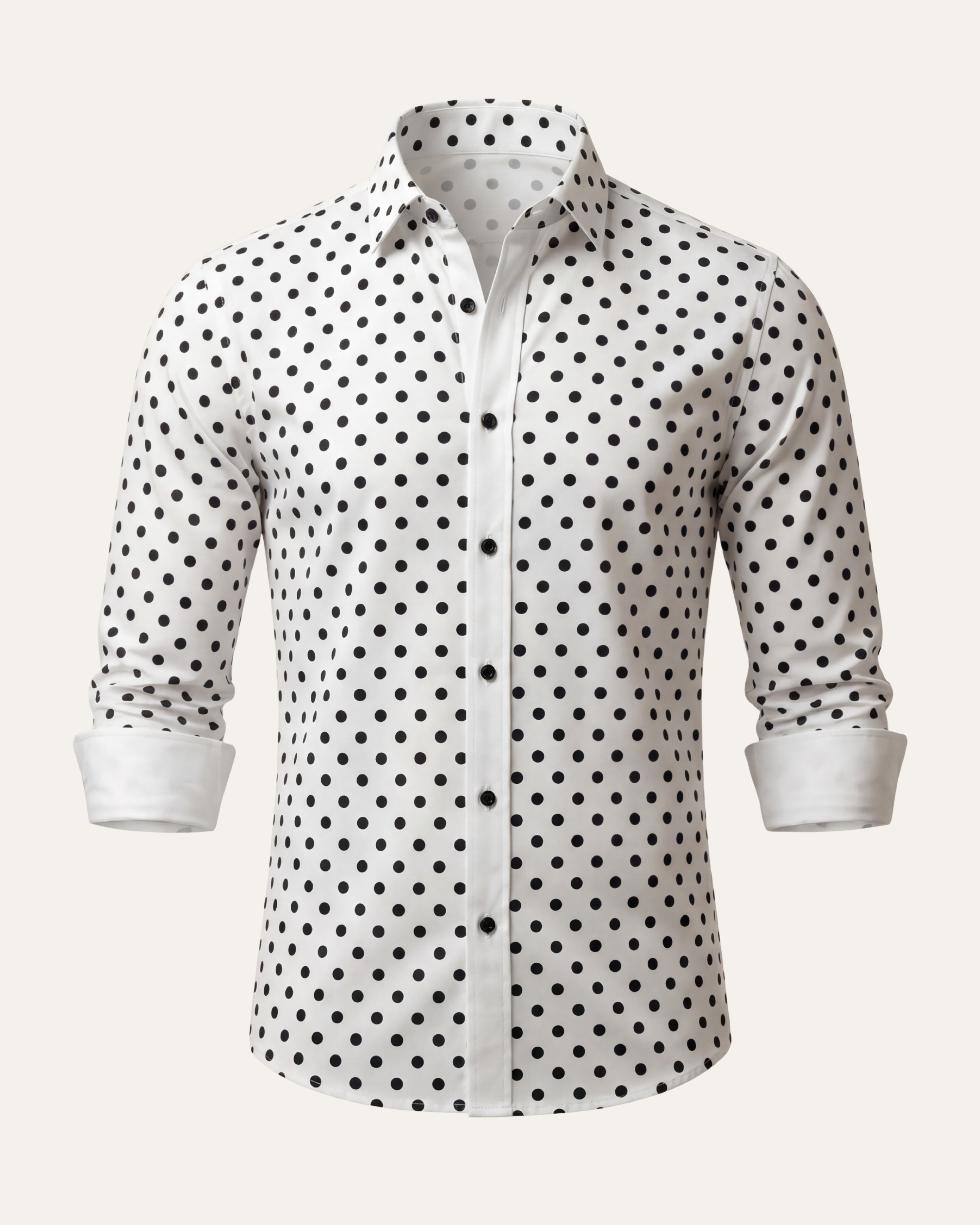 Polka Dot Shirt - White