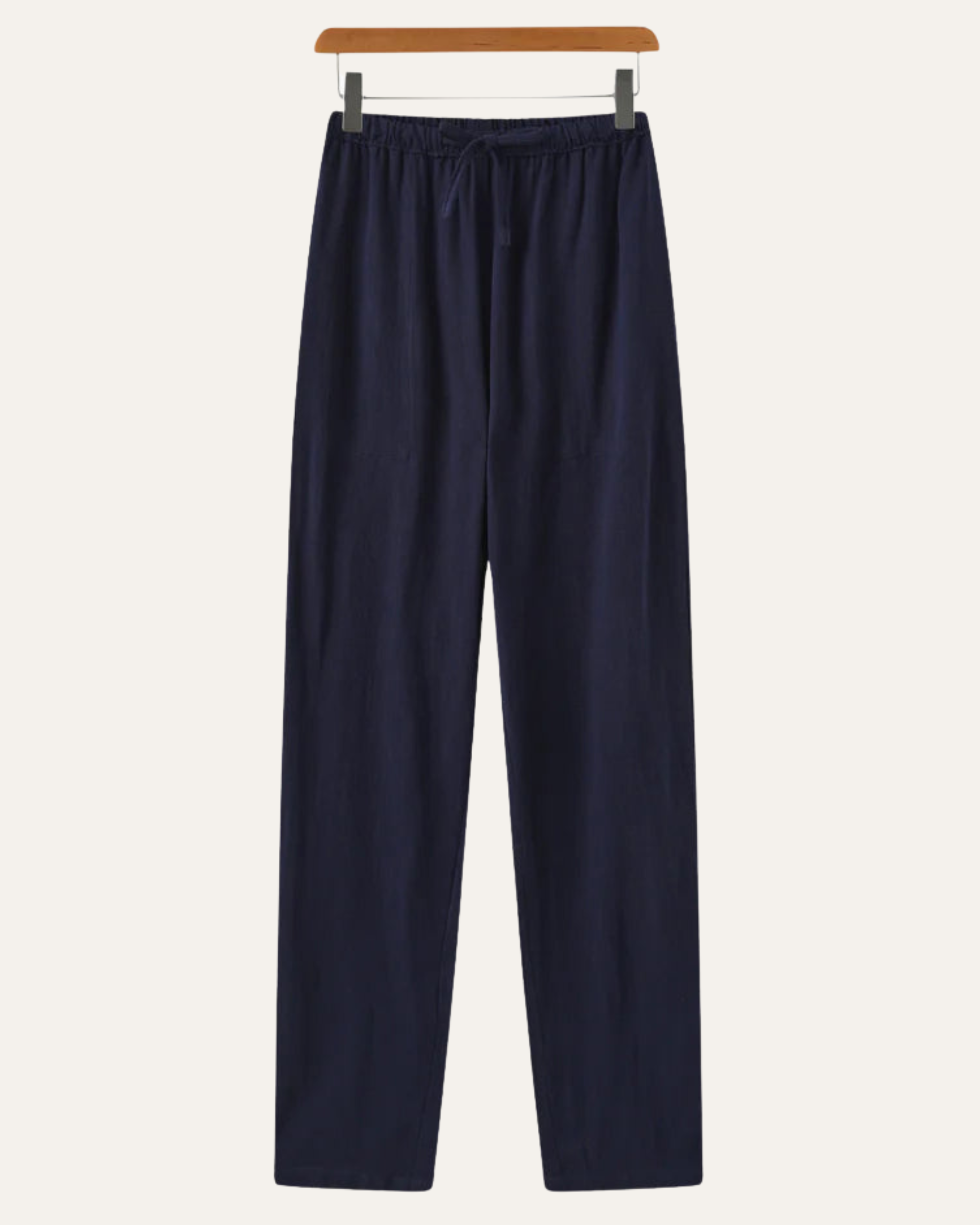 Riviera Linen Pantalon - Dark Blue