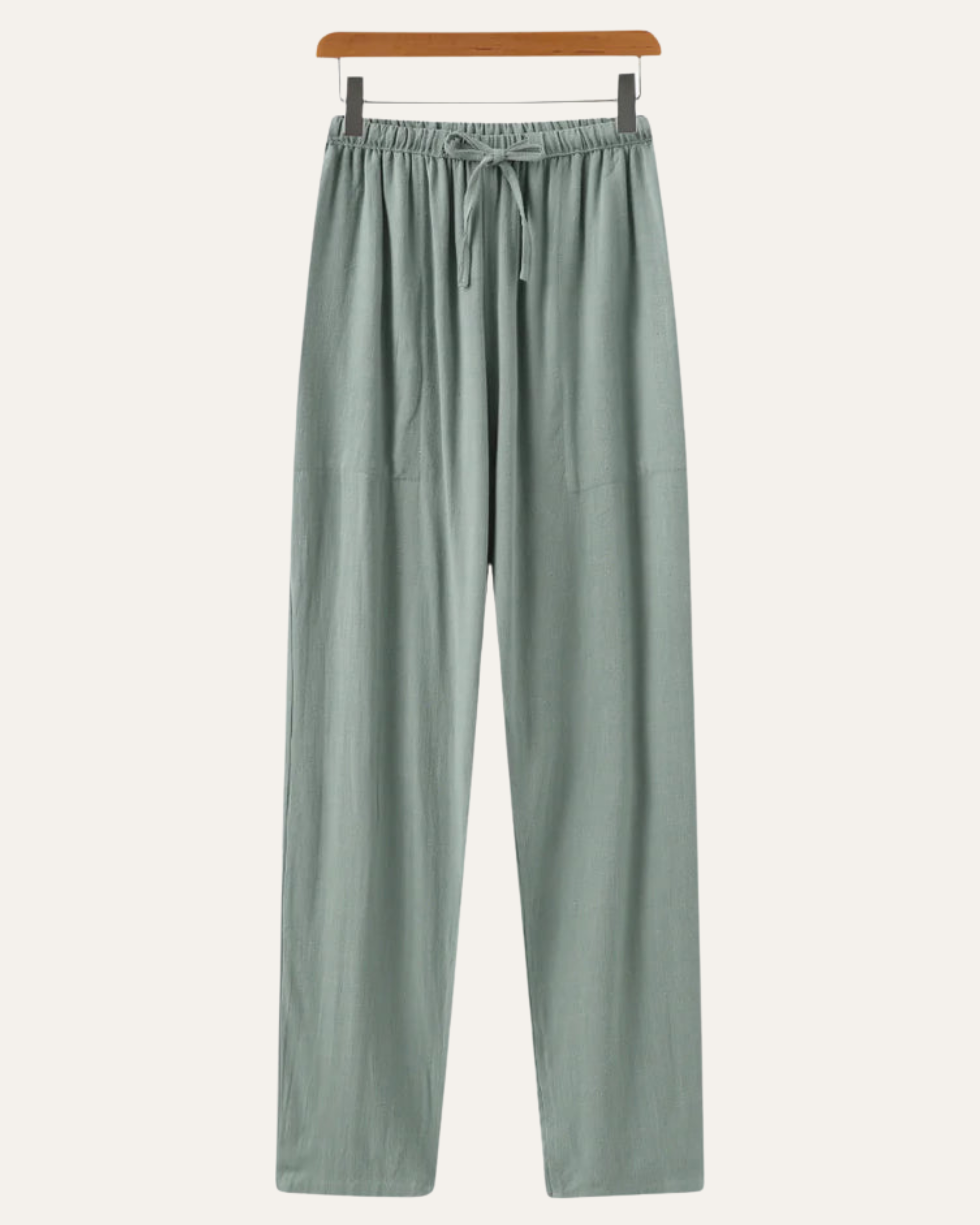 Riviera Linen Pantalon - Slate Green